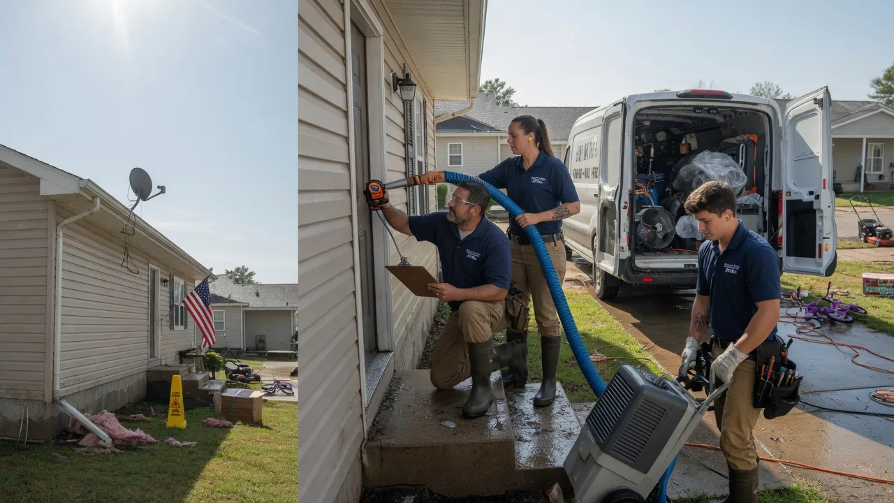 Ceiling Water Damage Restoration in Winslow, AR near me
